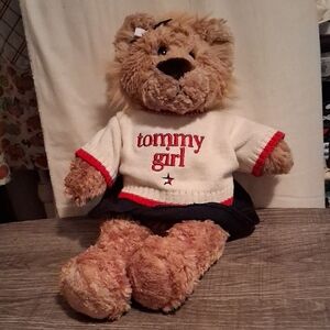 Tommy Hilfiger Teddy Bear with White and Brown Outfit